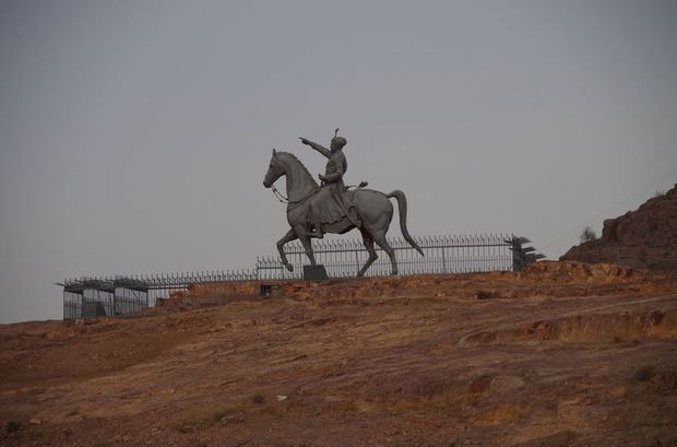 2014-03-12 Inde Jodhpur Rao Jodha Ji Statue